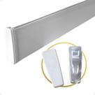 Kit 4 Pares Tampa Para Base Chata Persiana Cortina Rolo Acabamento 8 Unidades