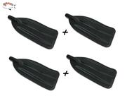 Kit 4 Pás de Remo Reta Para Barco, Caiaque, Lancha, Canoa