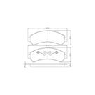 Kit 4 Pastilha Freio Diant Gm Blazer 4x4 1997 S10 4x4 19