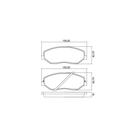 Kit 4 Pastilha Freio Diant Hyundai Genesis 3.8 V6 2008 S
