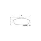 Kit 4 Pastilha Freio Diant Peugeot 308 Allure/feline 2012