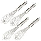 Kit 4 Pç Fouet Batedor Profissional De Ovos E Massas 34 Cm