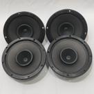 Kit 4 Pçs Alto Falante Bravox Full Range F6 6 30w 8 Ohms Preto