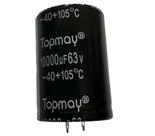 Kit 4 pçs - capacitor eletrolitico 10000x63v - 10000uf x 63v Kit 4 pçs - capacitor eletrolitico 10000x63v - 10000uf x 63v