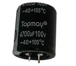 Kit 4 pçs - capacitor eletrolitico 4700x100v - 4700uf x 100v Kit 4 pçs - capacitor eletrolitico 4700x100v - 4700uf x 100v