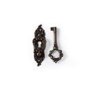 Kit 4 pçs Puxador colonial para cristaleira Guia chave colonial