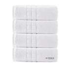 Kit 4 pçs Toalhas de Banho Luxo Hotel Profiline Branca Gramatura 500g/m² Teka