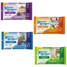 Kit 4 Pcts Pano de Limpeza Umedecido Branco Limpa Móveis Janelas