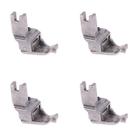Kit 4 Pe Calcador Pesponto Compensado Duplo Com Guia para Maquina Industrial Reta 211-13, 14, 15 e 16
