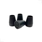 Kit 4 Pé Nivelador Sapata Borracha Pé de Muletas/Bengalas 2,54cm 1 Pol