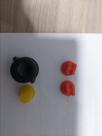 Kit 4 Peças: 2 Pontas Bico Leque N.02 F110 Laranja, 1 Peneira e 1 Porca de Haste do Pulverizador Inox