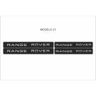 Kit 4 Peças Adesivo Soleira de Porta Carro Proteção Fibra de Carbono Anti Arranhões Varios Modelos MARCAS:RANGE ROVER