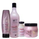 Kit 4 Peças Cabelos Danificado Poroso Ressecado Ponta Dupla Hidratação Reconstrução WF Renew 1.812ml