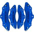 Kit 4 Peças Cor Azul Capa de Pinça de Freio Para Corolla Compatível Vários Modelos