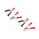 Kit 4 Peças Garra 30a Clip Bateria Jacare PVC 2 Pares