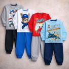Kit 4 Peças Infantil Manga Longa e Calça Moletom Conforto Menino até 8 anos Cor:menino2Tamanho:08