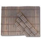 Kit 4 Peças Jogo Americano Bambu Natural Mesa Cozinha 30x44