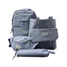 Kit 4 Peças Mochila POCHETE FASHION Bolsa Unissex Escolar Multiuso Jovem Kit 4 Peças Mochila POCHETE FASHION Bolsa Unissex Escolar Multiuso Jovem
