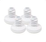 Kit 4 Peças Pé Nivelador Para Lava Roupa Brastemp e Consul