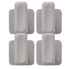Kit 4 peças Suporte Pendurador Gancho de Parede Adesivo AutoColante Alta Fixação Resistente Suporta Até 4kg Fácil Aplicação Acabamento Fosco OU Kit 4 peças Suporte Pendurador Gancho de Parede Adesivo AutoColante Alta Fixação Resistente Suporta Até 4kg Fácil Aplicação Acabamento Fosco OU