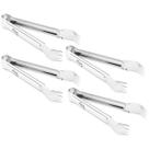 Kit 4 Pegadores de Carne para Rodízio 14cm Utensílios para Churrascaria Aço Inox Plaza Hercules Kit 4 Pegadores de Carne para Rodízio 14cm Utensílios para Churrascaria Aço Inox Plaza Hercules