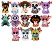 Kit 4 Pelúcia TY 15cm Beanie Boos Cachorrinho Pelúcia Sortidos
