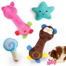 Kit 4 pelúcias pet para cães cachorros de pequeno Porte Pelúcia Happy day Premium