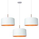Kit 4 Pendente Lustre Luminária Madri Branco