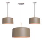Kit 4 Pendente Lustre Luminária Madri Fendi