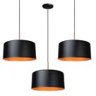 Kit 4 Pendente Lustre Luminária Madri Preto