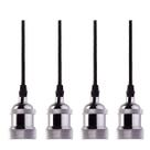 Kit 4 pendente taschibra dot metal indie cromo