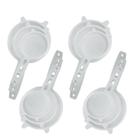 Kit 4 Peneiras / Coador De Plástico Com 3 Pecas 7 9 E 11cm