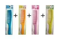 Kit 4 Pentes de Uso Diário Pequenos e Coloridos Kit 4 Pentes de Uso Diário Pequenos e Coloridos