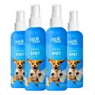 Kit 4 Perfume Baby Pet Pet Clean 60 Ml Para Cães E Gatos
