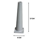 Kit 4 Pés Cone 17cm Para Móveis Sofá Cama Armário Base 6cm Parafusos Inclusos Diversas Cores