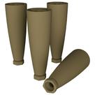 Kit 4 Pés Cônico para Balcão Americana Henn - Bronze