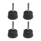 Kit 4 Pés De Borrachas Amortecedoras Para Compressor Motomil