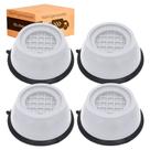 Kit 4 Pés Nivelador Lavadora Lava E Seca Anti Vibração Kit 4 Pés Nivelador Lavadora Lava E Seca Anti Vibração