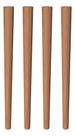 Kit 4 Pés Palito Pinus Retro 70 CM E Acessórios