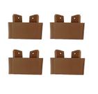Kit 4 Pés para Guarda Roupas Armários Multiuso Roman Roupeiros