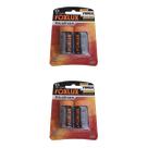 Kit 4 Pilha Alcalina Média C Foxlux