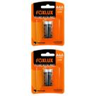 Kit 4 Pilha Alcalina Palito AAA Foxlux