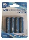 Kit 4 Pilha Regarregável Ni-mh Aa-2500mah Mxt