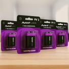 Kit 4 Pilhas Baterias Recarregável 9v Cod: 408430021-4 Avant Use