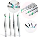 Kit 4 Pinças Anti Estática para Eletrônica Artesanato Solda FBG Modelo FBG-3046