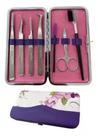Kit 4 Pinças Designer Cílios Lash Premium Estojo Navina