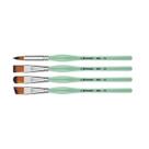 Kit 4 Pinceis Ergonômicos Pintura Condor - Formatos Diversos Kit 4 Pinceis Ergonômicos Pintura Condor - Formatos Diversos