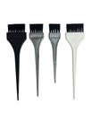 Kit 4 Pincéis Profissionais para Coloração e Tintura Capilar Martini Linha Premium Cores Variáveis