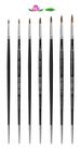 Kit 4 Pincel Redondo Sintético Cabo Longo 02 Ao 16 4415 Condor