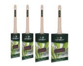 Kit 4 pincel trincha angular recorte profissional 704 condor